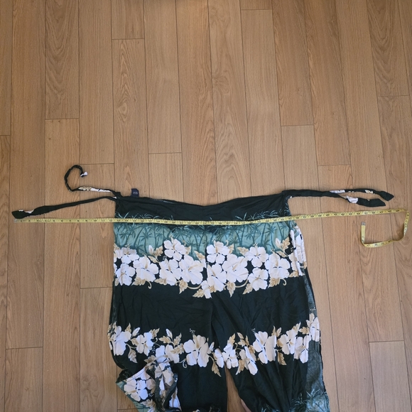 Hibiscus Collection Hawaii Wrap Pants-OSFM - Picture 12 of 13